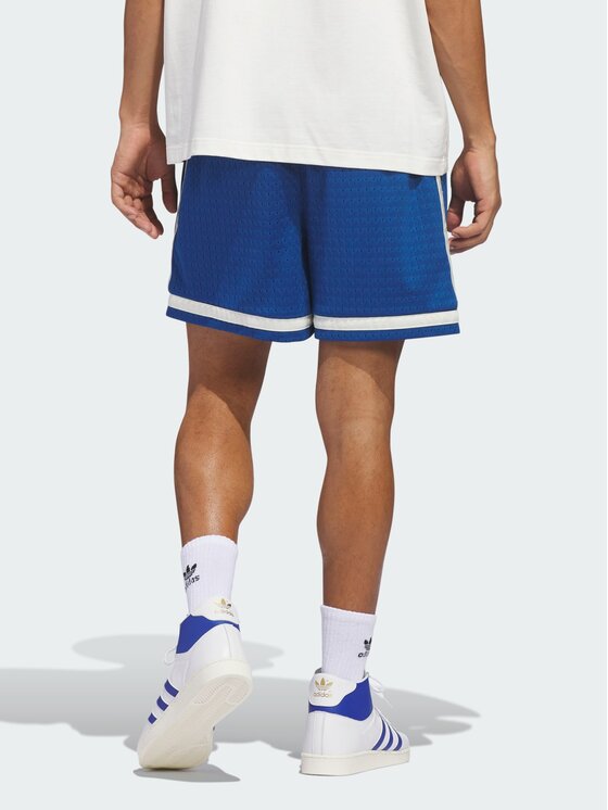 adidas adidas Szorty materiałowe 139543 Błękitny Loose Fit