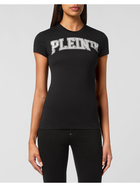 PHILIPP PLEIN PHILIPP PLEIN T-Shirt 3655 Czarny Regular Fit
