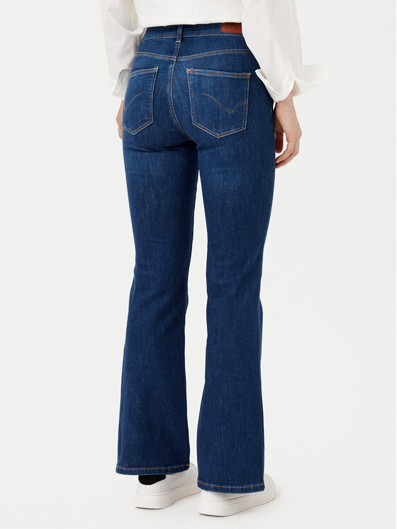 ONLY ONLY Jeansy Ann 15337824 Granatowy Flared Fit