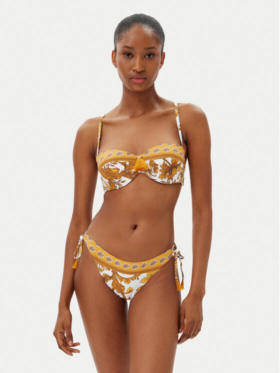 Selmark Selmark Góra od bikini BM216 Żółty
