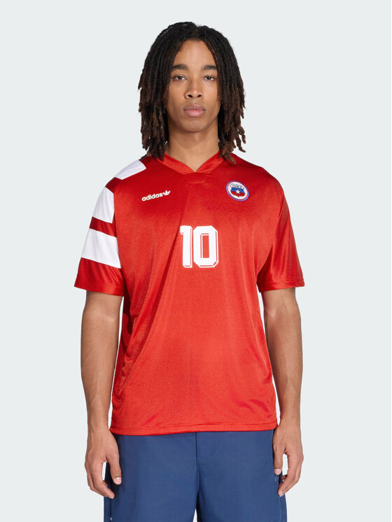 adidas adidas Koszulka techniczna Chile Czerwony Regular Fit