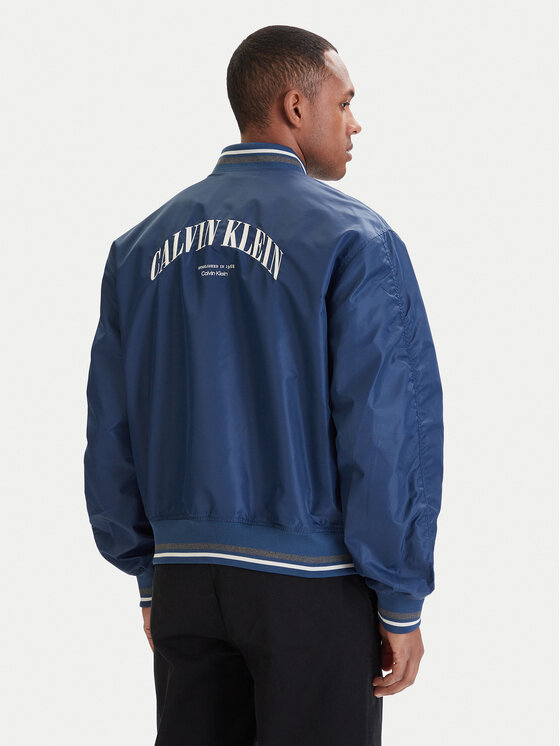 Calvin Klein Jeans Calvin Klein Jeans Bundy bomber LV04RF510G Modrá Regular Fit