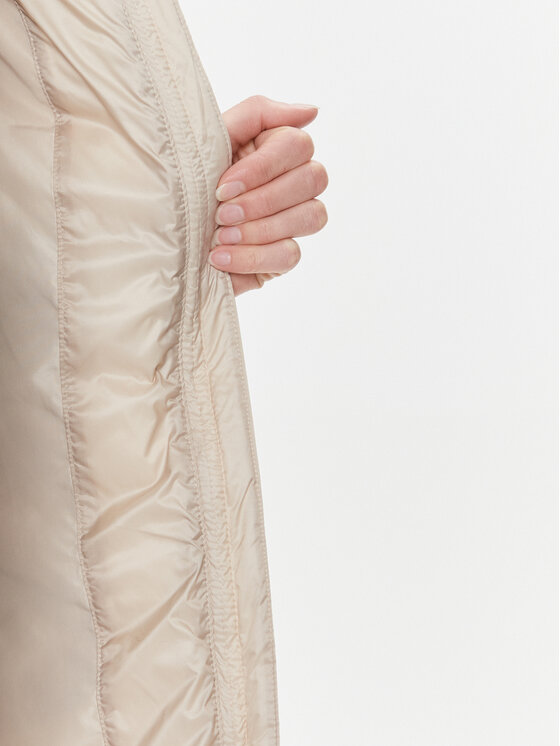 Tommy Hilfiger Tommy Hilfiger Giubbotto invernale Global Stripe WW0WW39863 Beige Slim Fit