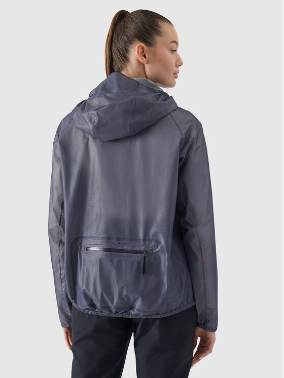 4F 4F Kurtka outdoor FREEMAKE Szary ciemny Regular Fit