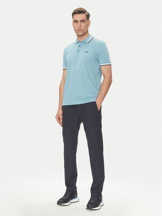 BOSS BOSS Polokošeľa Paddy 50469055 Modrá Regular Fit