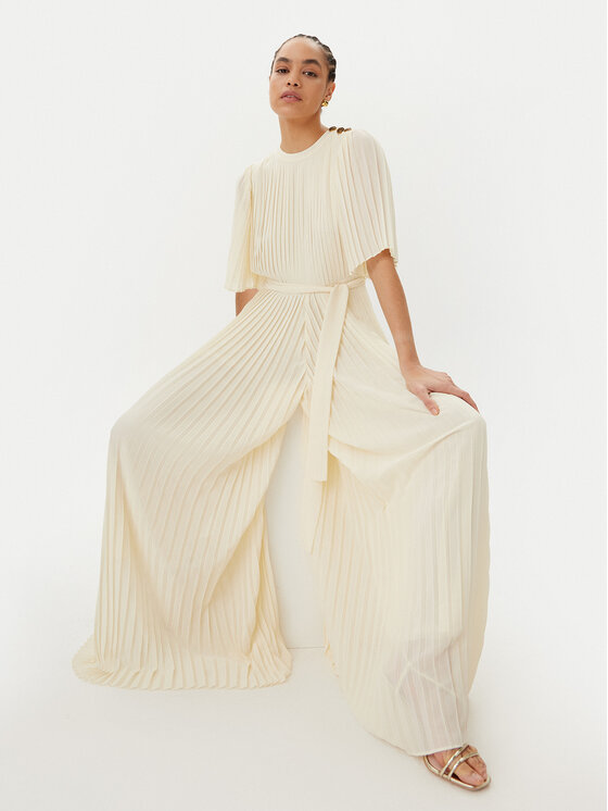 TWINSET TWINSET Kezeslábas 251TP2050 Bézs Loose Fit