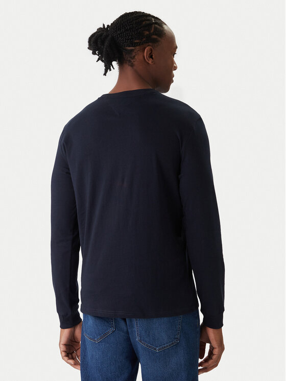 Tommy Jeans Tommy Jeans Komplet majic z dolgimi rokavi﻿ DM0DM22148 Mornarsko modra Slim Fit