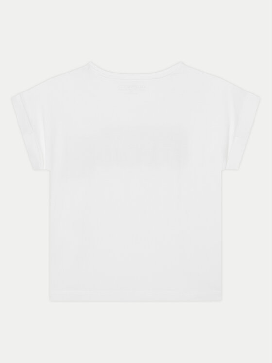 Guess Guess Tricou J5GI09 K6YW4 Alb Regular Fit
