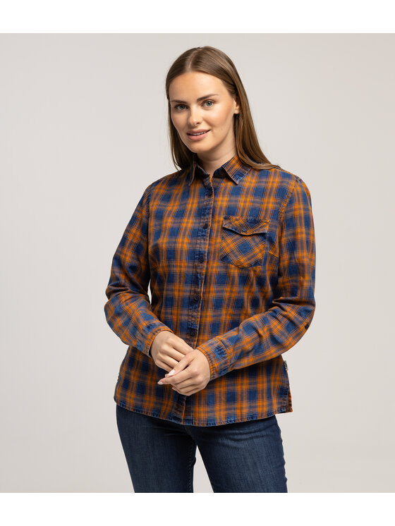 Lee Cooper Lee Cooper Koszula ANABEL 6202 Brązowy Regular Fit