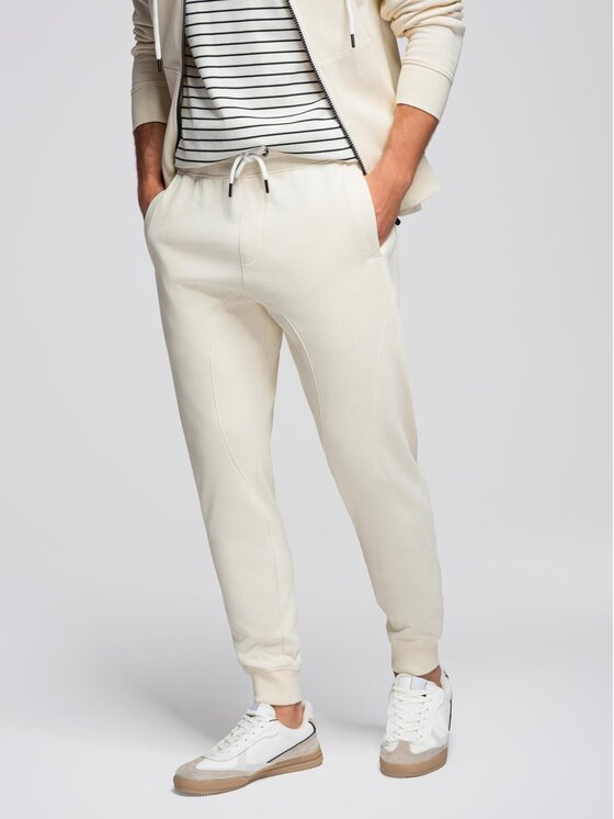 Ombre Ombre Komplet dresowy Z119 Écru Regular Fit