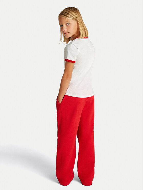Tommy Hilfiger Tommy Hilfiger T-krekls KG0KG08528 S Balts Regular Fit
