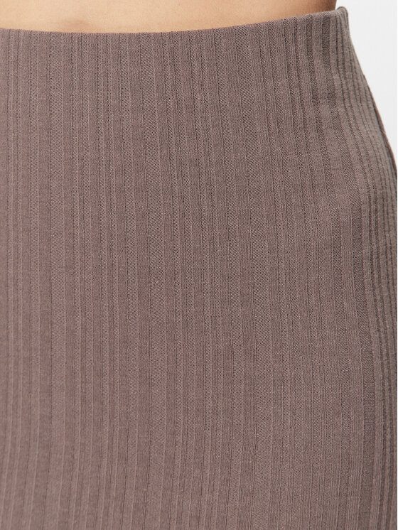 Gina Tricot Gina Tricot Spódnica midi 18687 Beżowy Regular Fit