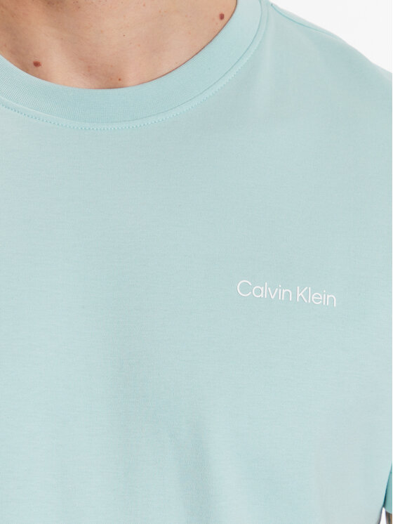Calvin Klein Calvin Klein T-särk Micro Logo Interlock T-Shirt K10K109894 Sinine Regular Fit