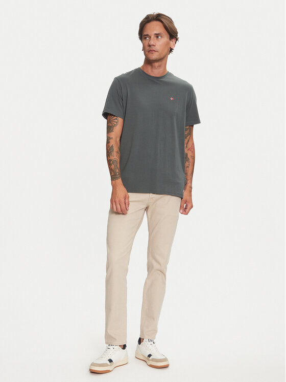 Napapijri Napapijri T-Shirt Salis NP0A4H8D Grün Regular Fit