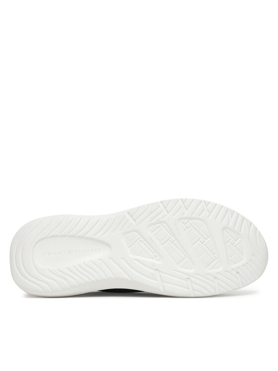 Tommy Hilfiger Tommy Hilfiger Sneakersy Th Knit Extralight Runner FW0FW09112 Čierna