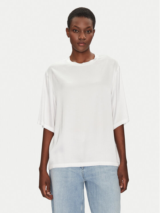 ViCOLO ViCOLO Blúz TD0013 Fehér Relaxed Fit
