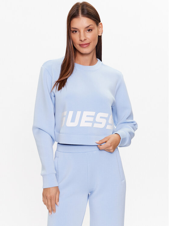 Guess Guess Felpa V3YQ02 K7UW2 Celeste Oversize
