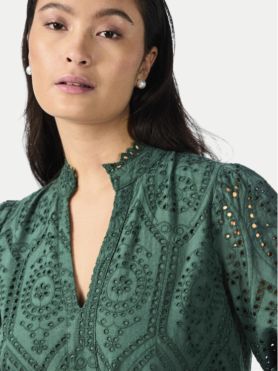 YAS YAS Sukienka codzienna Holi 26027162 Zielony Regular Fit