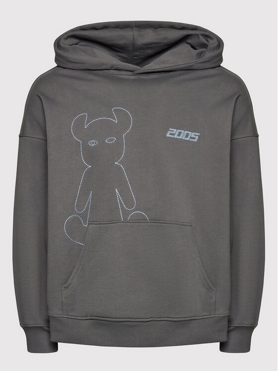 2005 2005 Bluză Unisex Horned Gri Regular Fit