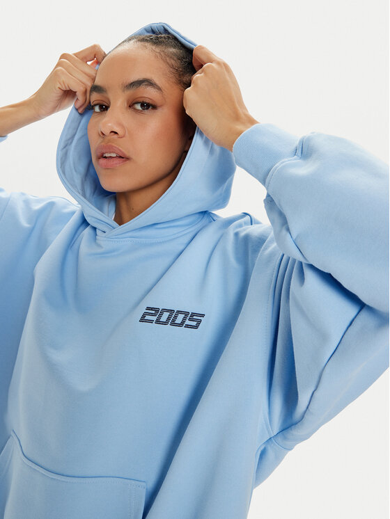 2005 2005 Bluză Unisex Basic Albastru Regular Fit