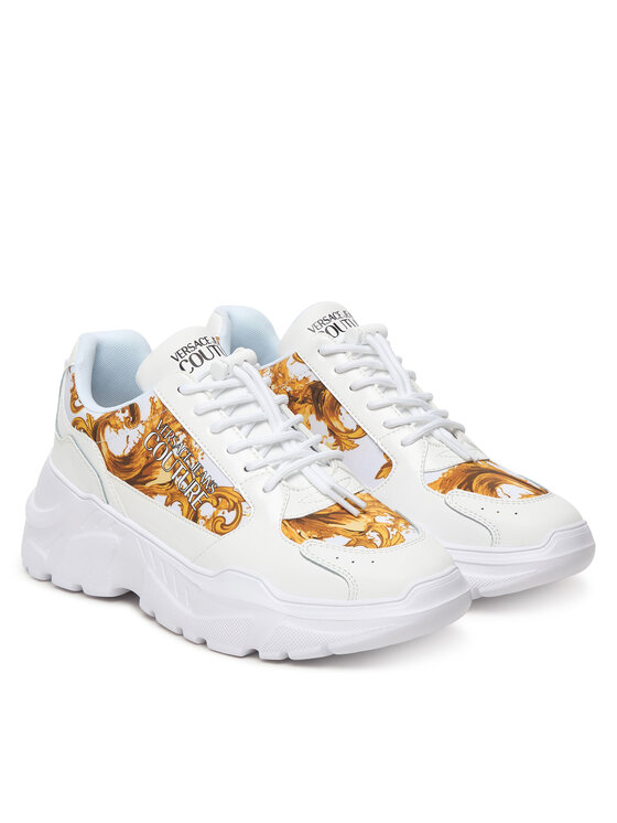 Versace Jeans Couture Versace Jeans Couture Sportcipők 80VA3SC7 ZSD94 G03 Fehér