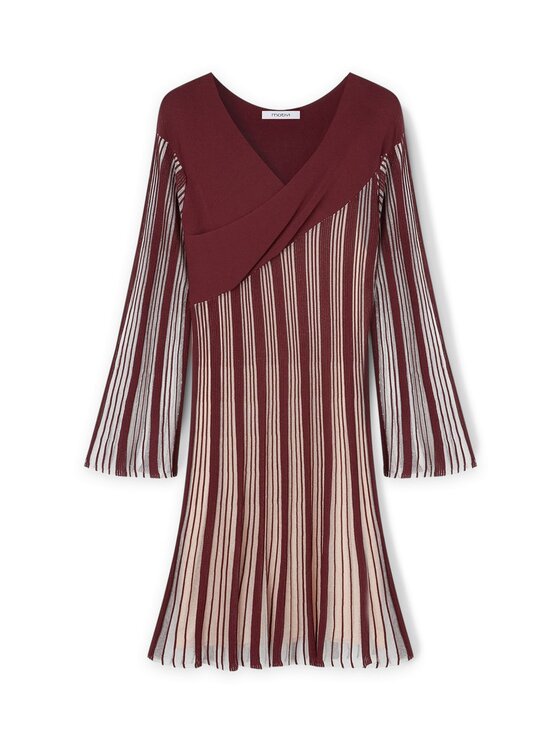 Motivi Motivi Vestito da giorno 7601W001355N036 Bordeaux Regular Fit