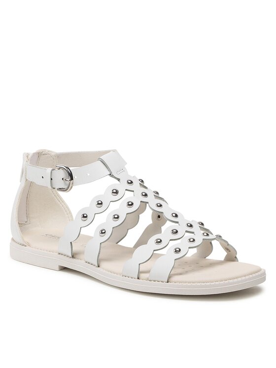 Geox Geox Sandały J Sandal Karly Girl J3535D043BCC1000 D Biały