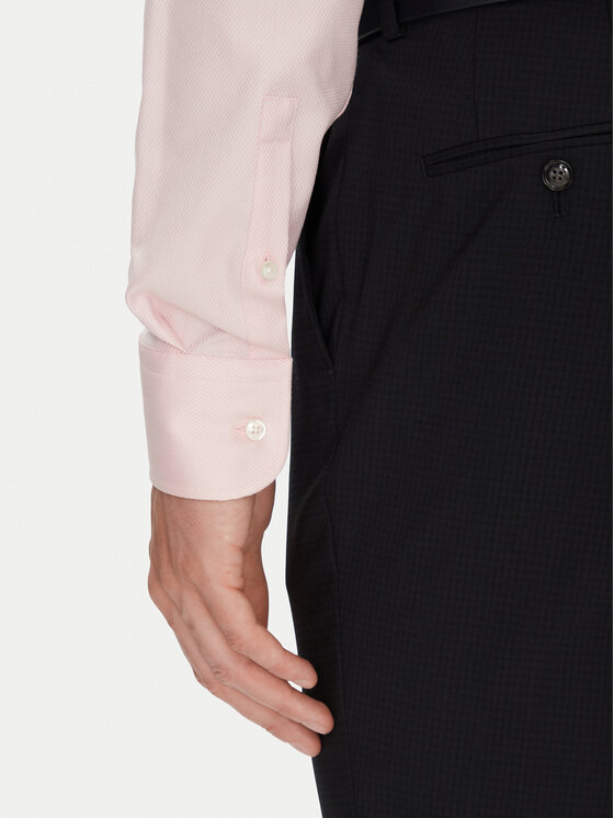 BOSS BOSS Krekls 50538962 Rozā Slim Fit