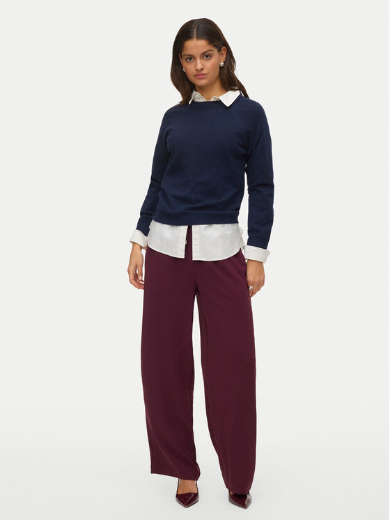 Vero Moda Vero Moda Spodnie dresowe Esme 10338748 Bordowy Regular Fit