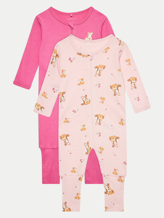NAME IT NAME IT 2er-Set Strampelanzüge 13232740 Rosa