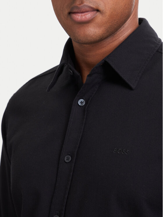 BOSS BOSS Särk Relegant_6_M 50565600 Must Regular Fit