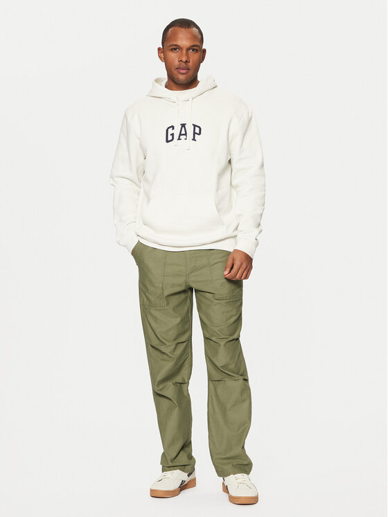 Gap Gap Felpa 609502-01 Écru Regular Fit