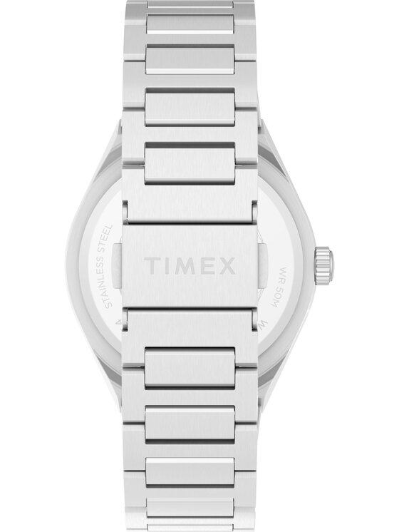 Timex Timex Zegarek TW2Y35200 Srebrny