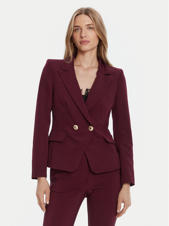 Rinascimento Rinascimento Suknjič CFC0126221003 Bordo rdeča Slim Fit