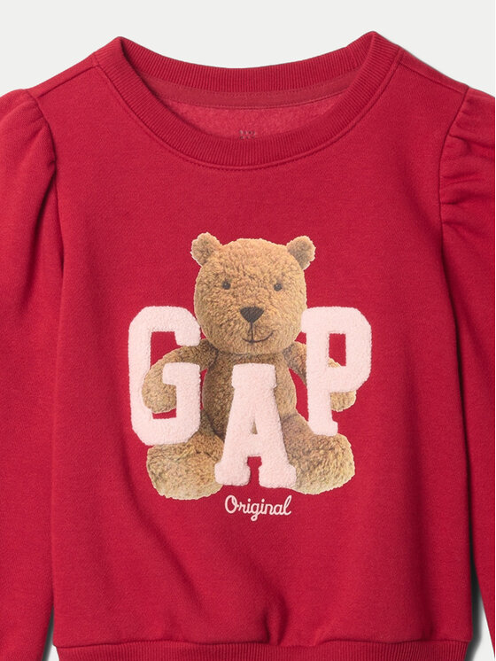 Gap Gap Pulóver 626263 Bordó Regular Fit