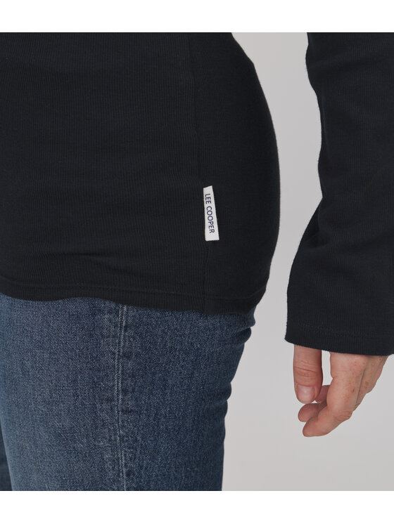 Lee Cooper Lee Cooper T-Shirt MICHELLE Czarny Slim Fit