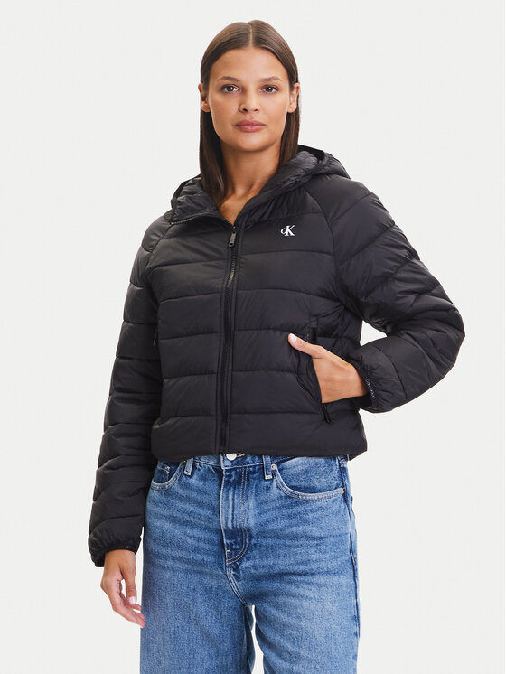 Calvin Klein Jeans Geacă LV047C510G Negru Regular Fit