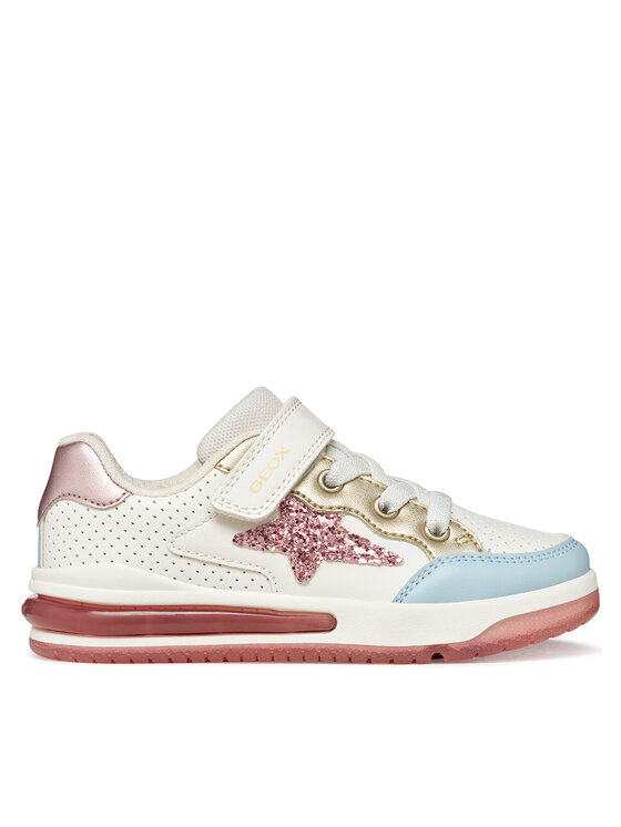 Geox Geox Сникърси J Sketlite Girl J65NWA 054AJ C1Z8W D Бял