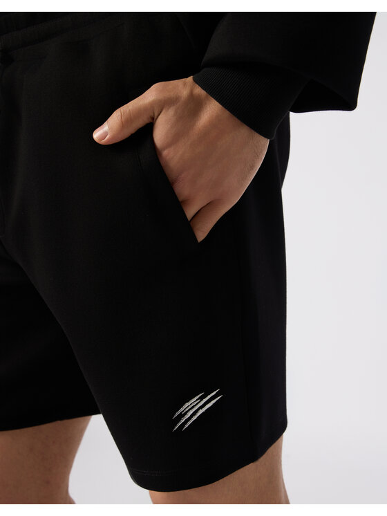 Plein Sport Plein Sport Szorty sportowe 31025 Czarny Jogger Fit