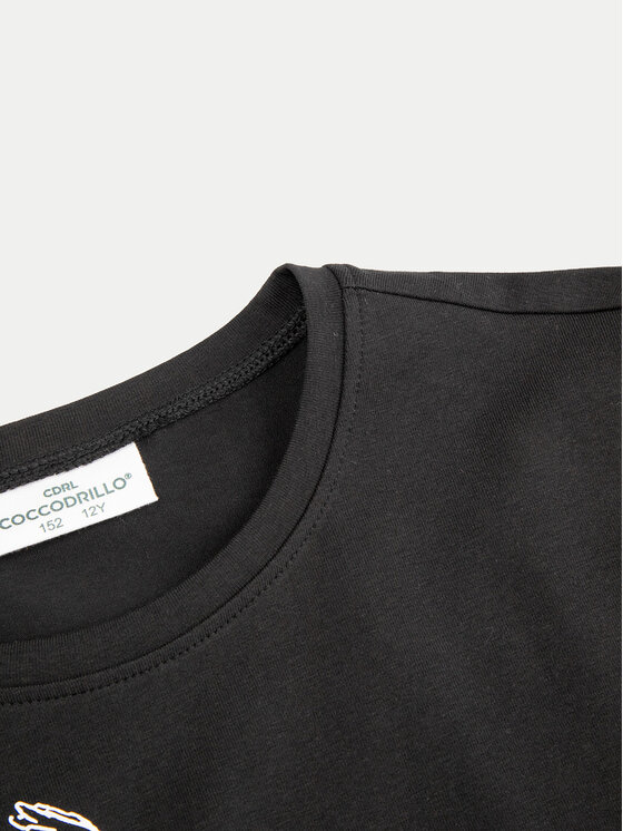 Coccodrillo Coccodrillo Bluse ZC4143101VGA Schwarz Regular Fit