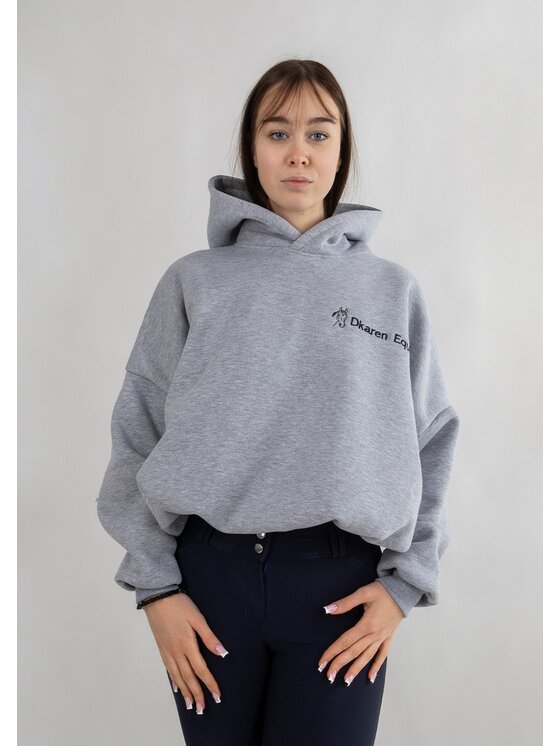 DKaren Sport DKaren Sport Bluza Eq27 Szary Classic Fit