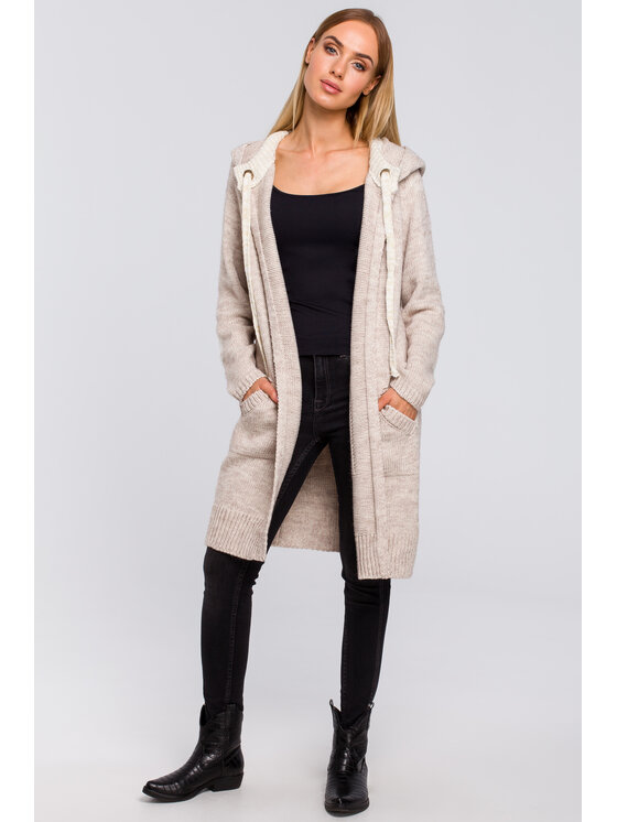 Made of Emotion Made of Emotion Cardigan M474 Beige Custom Fit