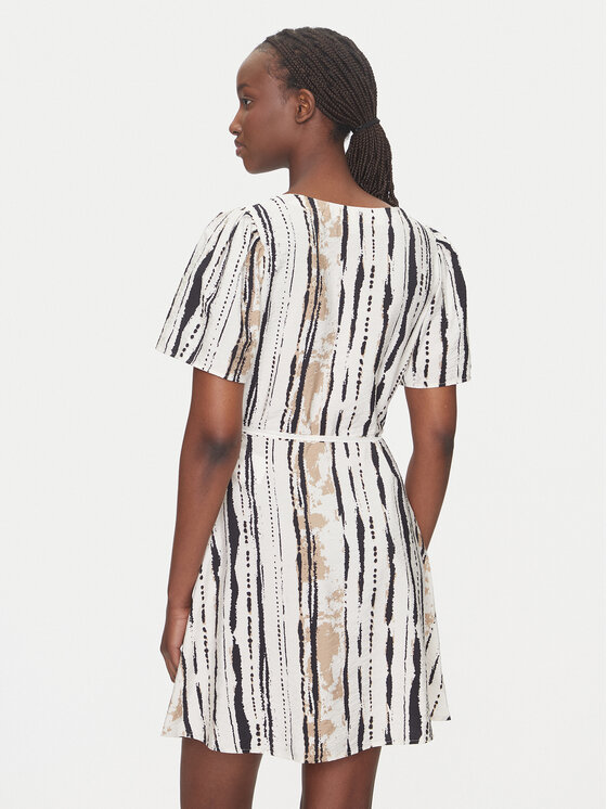 JDY JDY Sukienka letnia Troya 15350739 Écru Regular Fit