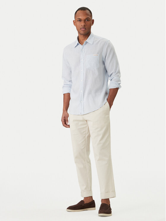 Calvin Klein Jeans Calvin Klein Jeans Koszula LV04RF121G Błękitny Regular Fit