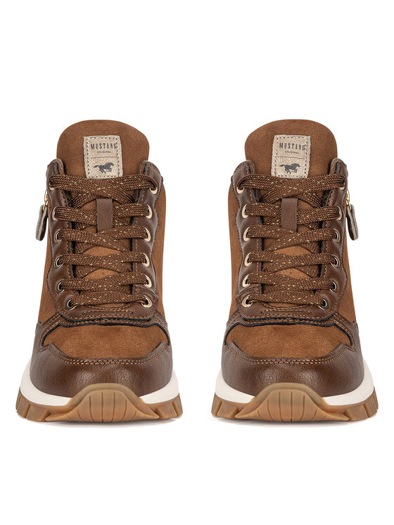 Mustang Mustang Schnürschuhe 1481-501 Braun