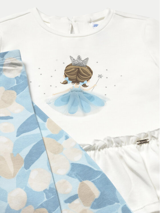 Mayoral Mayoral Set T-Shirt und Leggings 1735 Blau Regular Fit