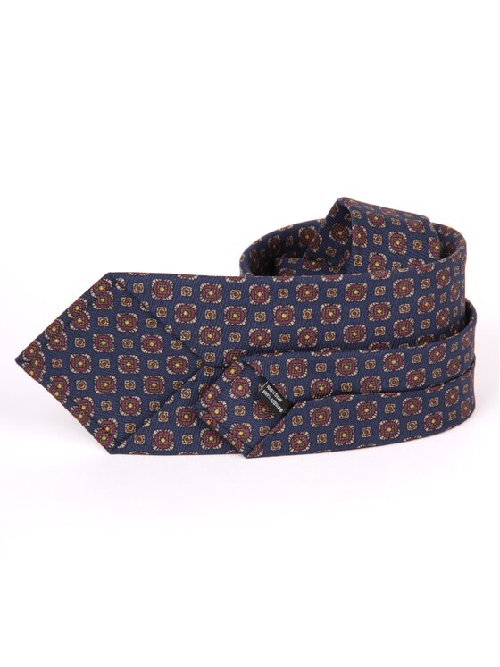 ELSNER ELSNER Krawat JEDWAB ANCIENT MADDER A1077 Granatowy