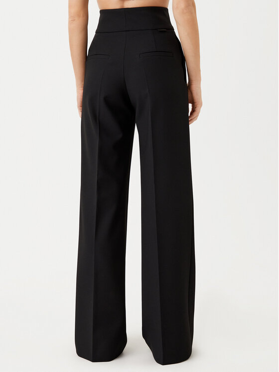 HUGO HUGO Hlače Himia 50509253 Crna Wide Leg