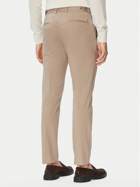 BOSS BOSS Chinosy C-Genius-DTL-WG-264F 50571185 Beżowy Slim Fit
