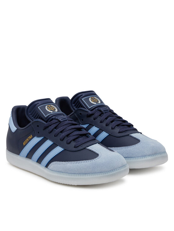 adidas adidas Boty na fotball Samba Argentina Indoor Boots JR6352 Tmavomodrá